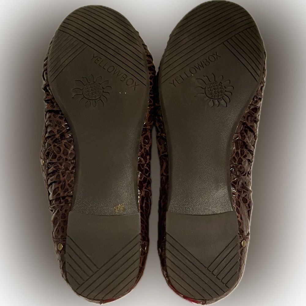 Timeless! Yellow Box subtle-leopard print flats! - Picture 13 of 14